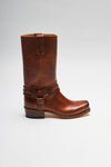 BLUES HIGH Brown Biker Boots Thumbnail