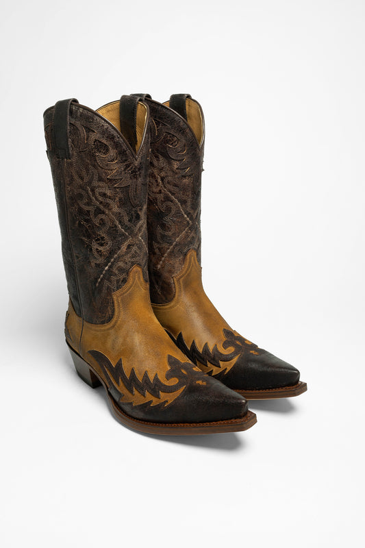 9669 CUERVO MICK Brown Western boots