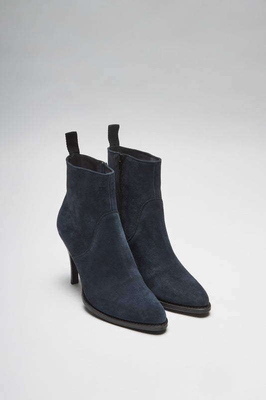 FB Fashion Boots EVA Women's Blue Leather Ankle Boots