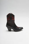 LULU Damen Westernstiefelette Schwarz Thumbnail