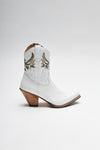 LULU Damen Weiss Westerstiefelette Thumbnail