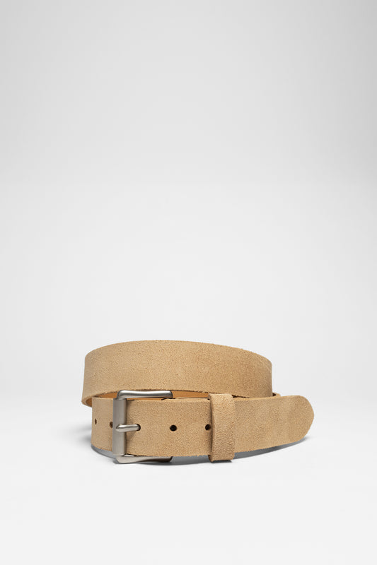 96518 HERITAGE BELT Unisex Ledergürtel Braun