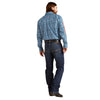 DENNIS straight leg men's jeans blue Thumbnail