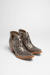 DIXON STUDDED Damen Lederschuhe Silber Thumbnail