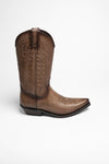 1920 Unisex Western Boots Brown Thumbnail