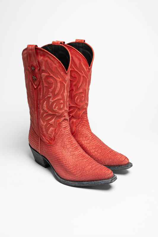 2524 ALABAMA Ladies Western Boots Red