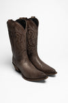 2524 ALABAMA Ladies Western Boots Brown Thumbnail