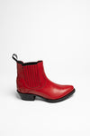 2487 MARILYN Red women's western ankle boots Thumbnail