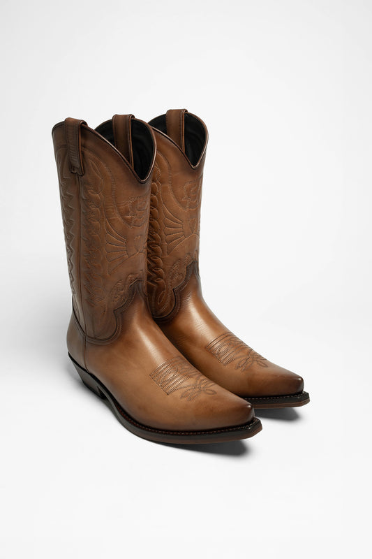 1920 Brown Western Boots