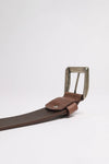 FG4048 Leather Belt Dark Brown Thumbnail