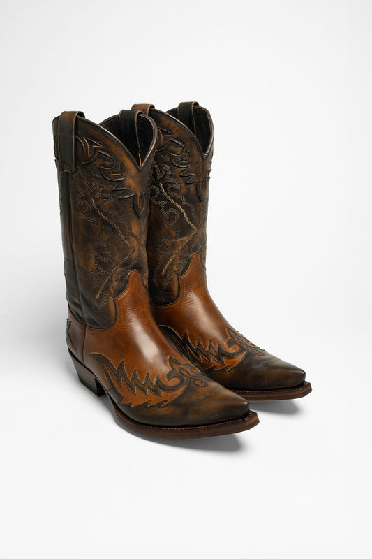 9669 CUERVO MICK Men's Brown Western Boots