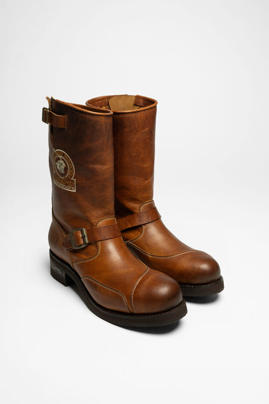 3565 STEEL Engineer boots Brown - steel cap