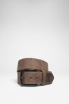 V4592 Leather Belt Dark Brown Thumbnail