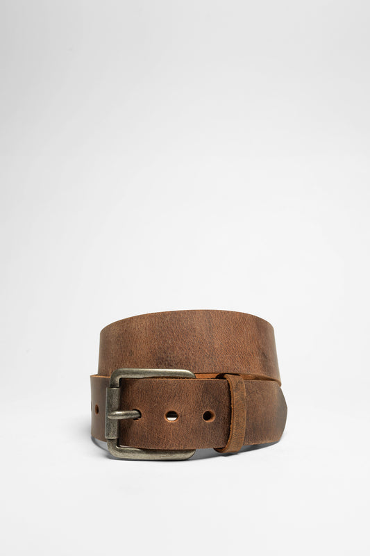 V4593 Leather Belt Brown