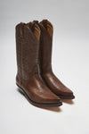 ARLO Braun Westernstiefel - Marron Thumbnail