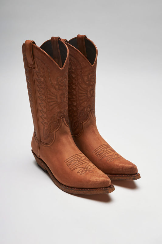 FB Fashion Boots ARLO Brown Western Boots - Cognac Lavado