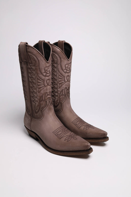 ARLO Brown Western Boots - Testa