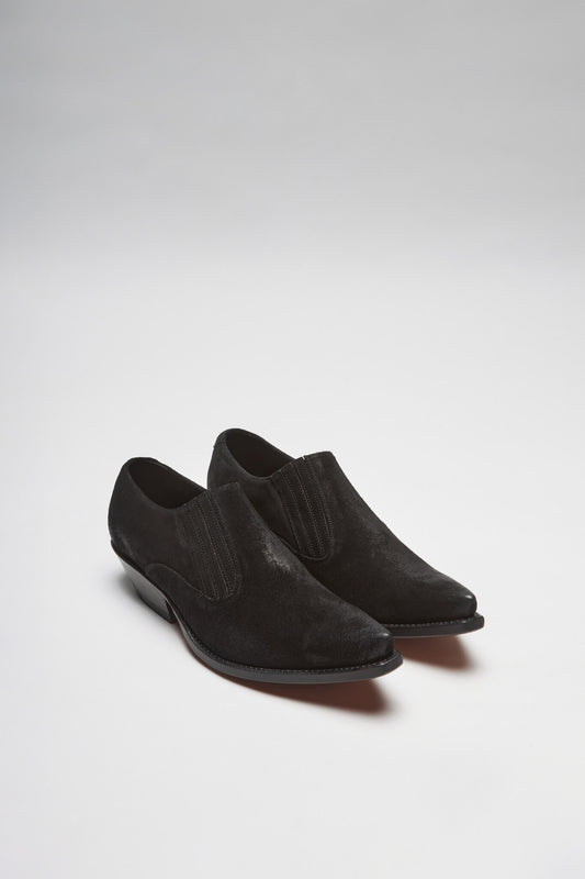 RICO Suede Black Western Shoe