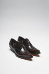 ELOY Black Red Western Shoe Thumbnail