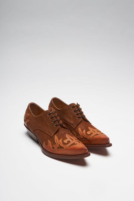 ELOY Brown Western Shoe