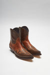 EMILIO Brown Western Boots Thumbnail