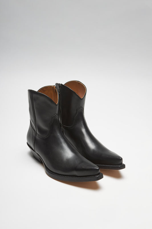 FB Fashion Boots REY Black Western Ankle Boots - Negro