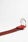 V5845 Ladies Leather Belt Red Thumbnail