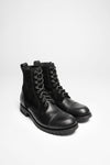 12858 LIGHTING Men's Black Leather Ankle Boots Thumbnail