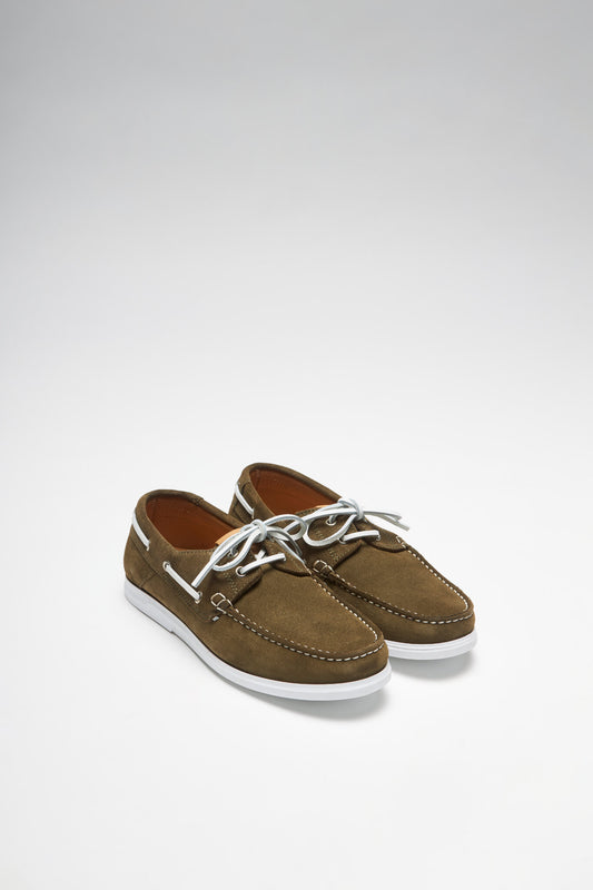 ELBA GLOBE Men's Boat Shoe Green