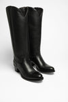 17384 DEBORA-NL Women's Black Leather Boots Thumbnail