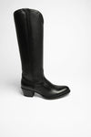 17384 DEBORA-NL Women's Black Leather Boots Thumbnail