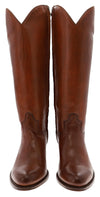 17384 DEBORA-NL Ladies Leather Boots Brown Thumbnail