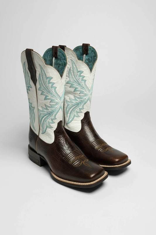 WEST BOUND Damen Braun Westernreitstiefel