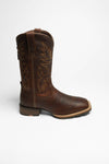 HYBRID BIG BOY Men's Western Riding Boots Brown - Zipper Thumbnail