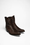 7370 WALT Men's Leather Ankle Boots Brown Thumbnail