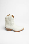 2374 J Ladies Western Ankle Boots White Thumbnail