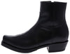 7826 58 MICK Men's Leather Ankle Boots Black Thumbnail