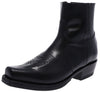 7826 58 MICK Men's Leather Ankle Boots Black Thumbnail