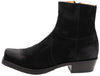 7826 58 MICK Men's Leather Ankle Boots Black Thumbnail