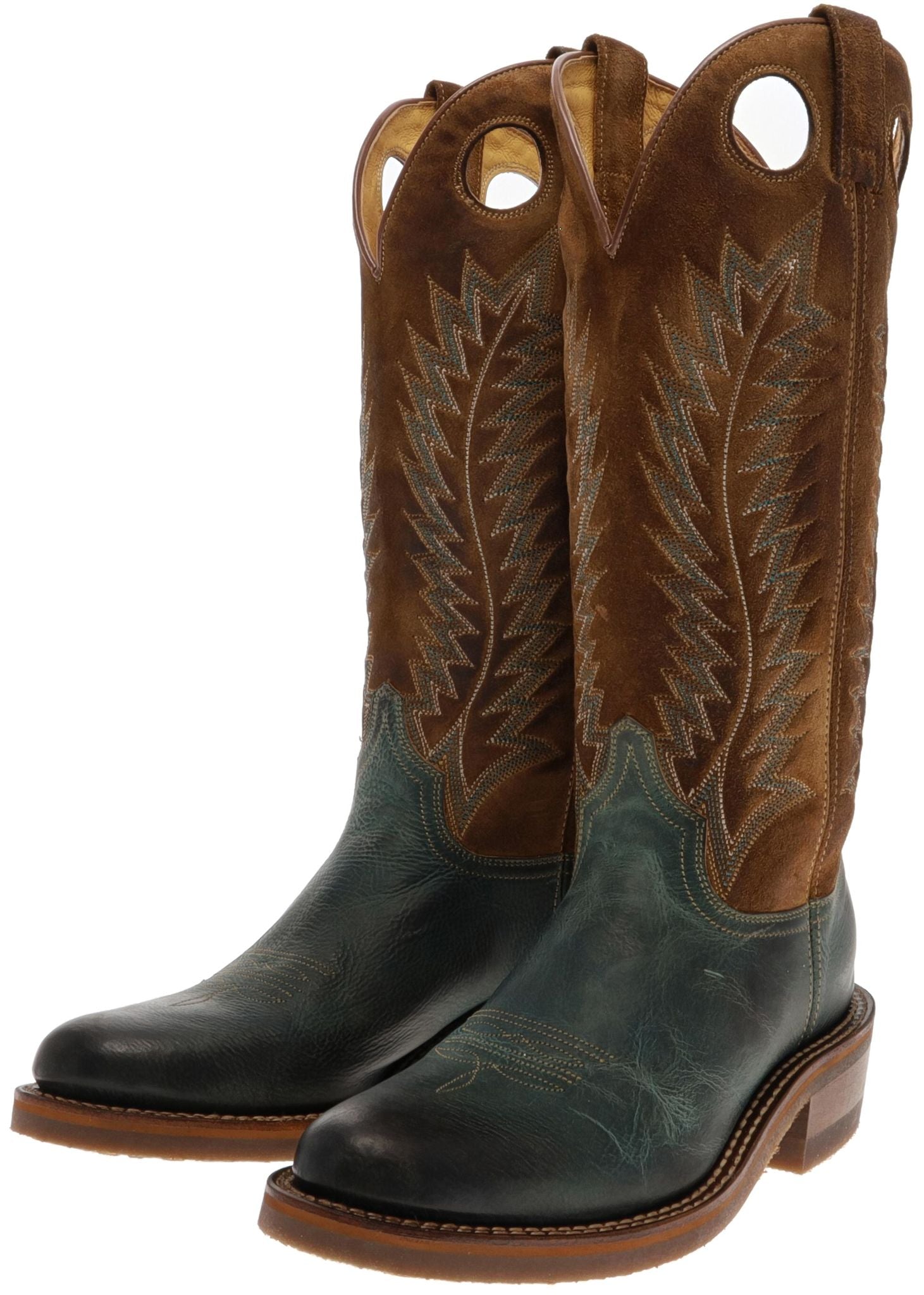 17617 LOZA Women s Brown Gray Buckaroo Boots Cowboystiefel Shop