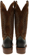 17617 LOZA Women's Brown Gray Buckaroo Boots Thumbnail