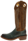 17617 LOZA Women's Brown Gray Buckaroo Boots Thumbnail