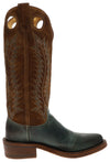 17617 LOZA Women's Brown Gray Buckaroo Boots Thumbnail