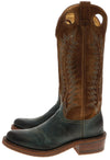 17617 LOZA Women's Brown Gray Buckaroo Boots Thumbnail