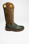 17617 LOZA Women's Brown Gray Buckaroo Boots Thumbnail