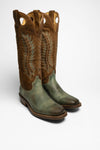 17617 RETRO Men's Gray Brown Buckaroo Boots Thumbnail