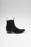 BU1008 MB FIVE Suede Schwarz Westernstiefelette Thumbnail