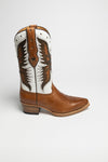 5514 ROSMY Ladies Western Boots Brown White Thumbnail