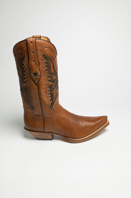 Seitenansicht Sendra 5514 CUERVO IBIZA Men's Western Boots Brown