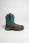 ANTHEM SHORTIE Women's Brown Green Western Riding Boots Thumbnail